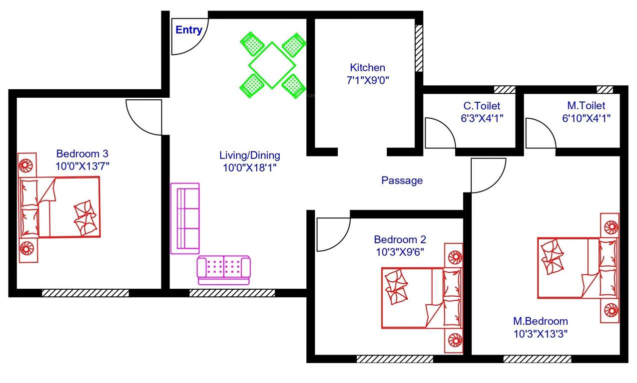  49 simandhar royale Floor Plan Floor Plan