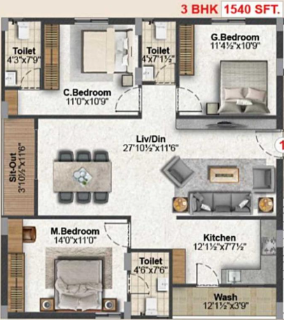  blooms Floor Plan Floor Plan