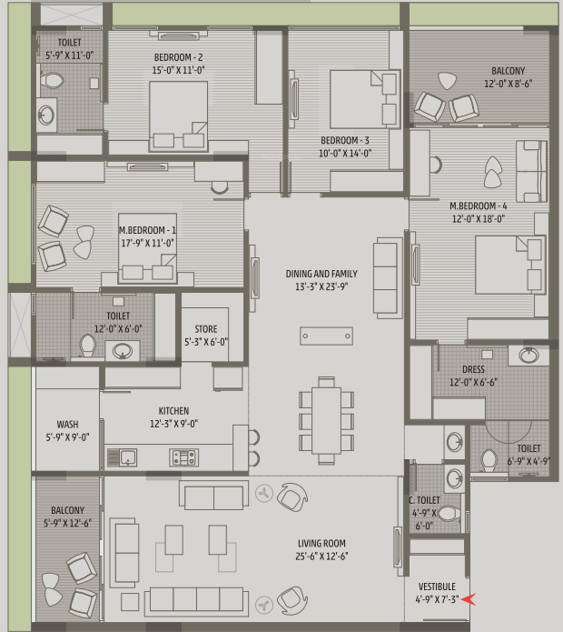 Floor Plan kalpvruksh meadows Floor Plan Floor Plan