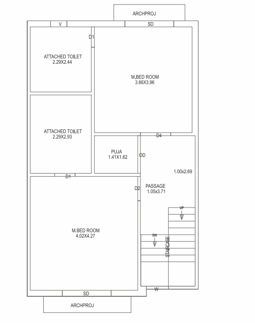 villas ii Floor Plan First Floor Plan