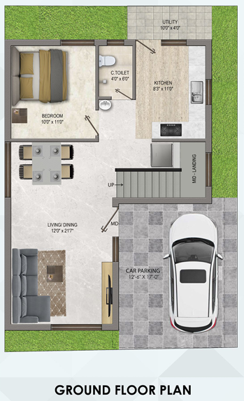  flora Floor Plan Ground Floor Plan