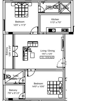  sai-flats Floor Plan Floor Plan