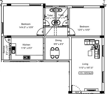  sai-flats Floor Plan Floor Plan