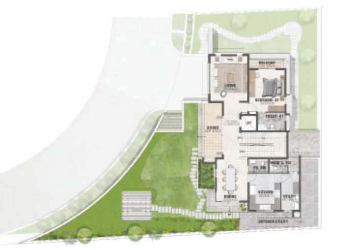  hillside gateway villas Floor Plan First Floor Plan