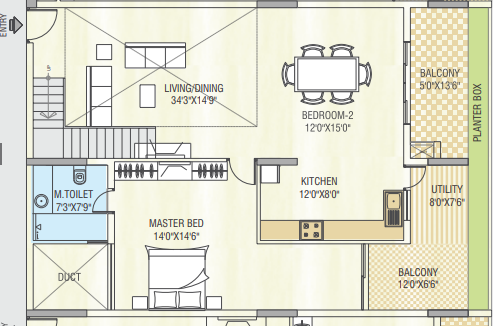  skypark Floor Plan Lower Level Duplex Plan