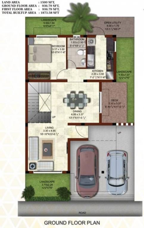  casagrand bloom Floor Plan Ground Floor Plan