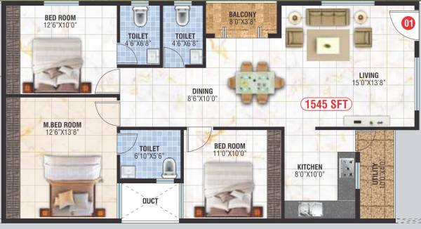  sreekrishna-nilayam Floor Plan Floor Plan