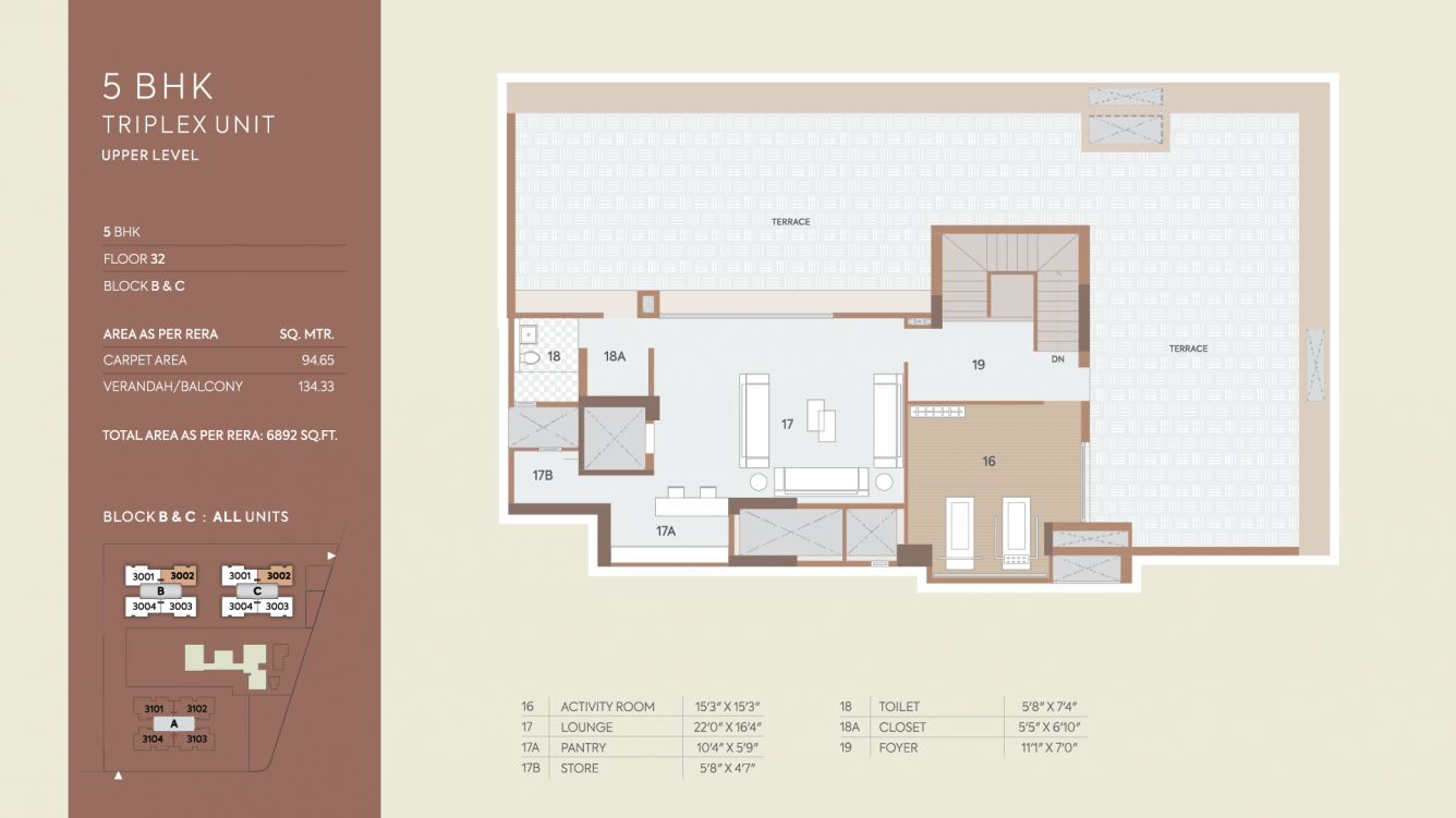 Upper Level Floor riviera majestica Floor Plan Upper Level Floor