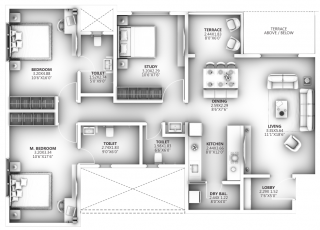  ganga-arcadia-a-building Floor Plan Floor Plan