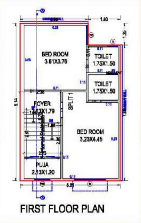  shree shanti niwas Floor Plan First Floor Plan