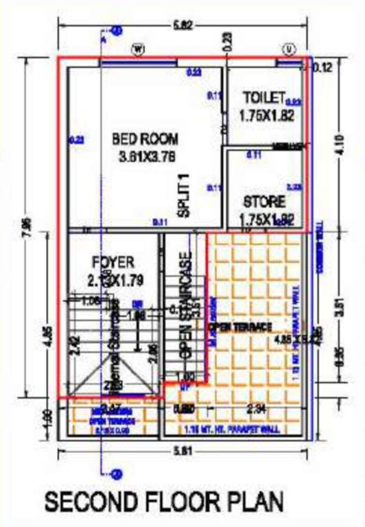  shree shanti niwas Floor Plan First Floor Plan