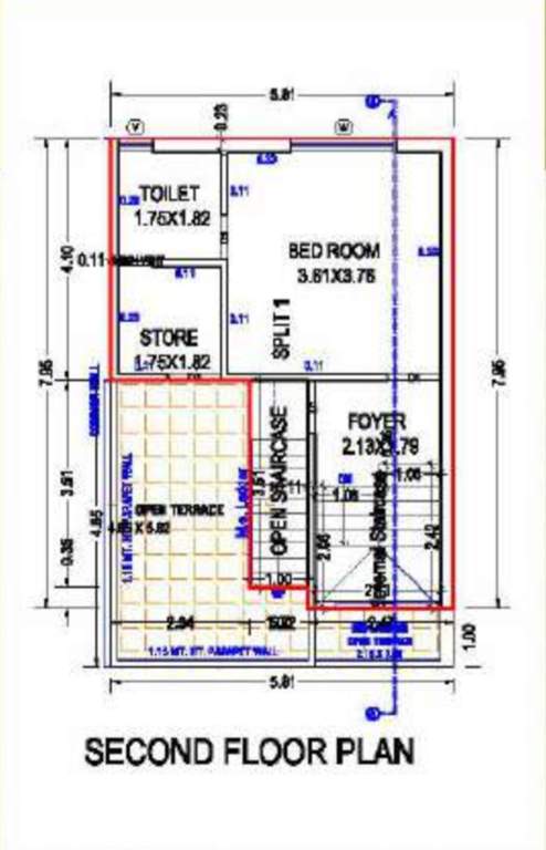  shree shanti niwas Floor Plan First Floor Plan