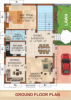 metro-city-park-villas Floor Plan Ground Floor Plan