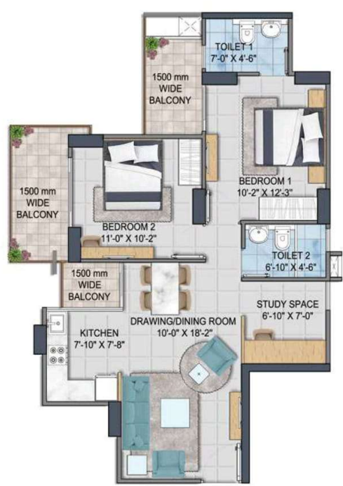 Floor Plan avenue 81 phase 2 Floor Plan Floor Plan