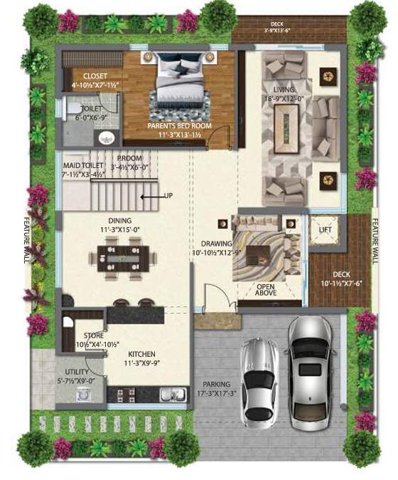  emperia homes Floor Plan Ground Floor Plan