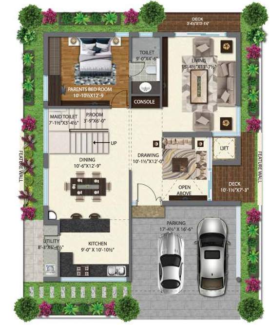  emperia homes Floor Plan Ground Floor Plan