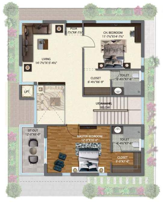  emperia homes Floor Plan First Floor Plan