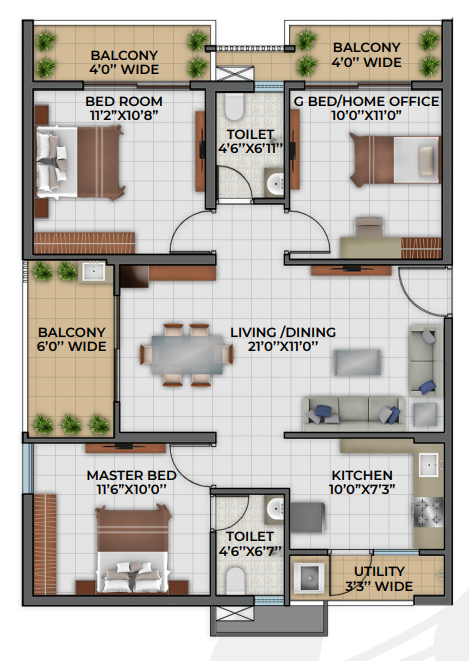 Floor Plan bhavani high nest Floor Plan Floor Plan
