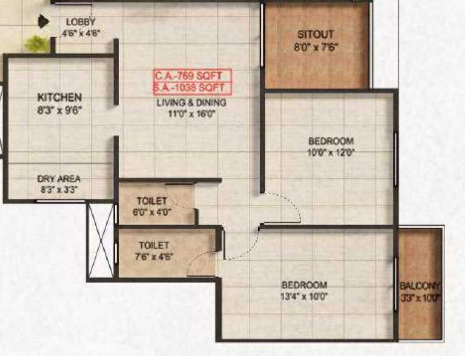  fortune flora Floor Plan Floor Plan