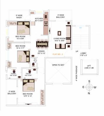 Floor Plan 129-riddhi-siddhi-heights Floor Plan Floor Plan