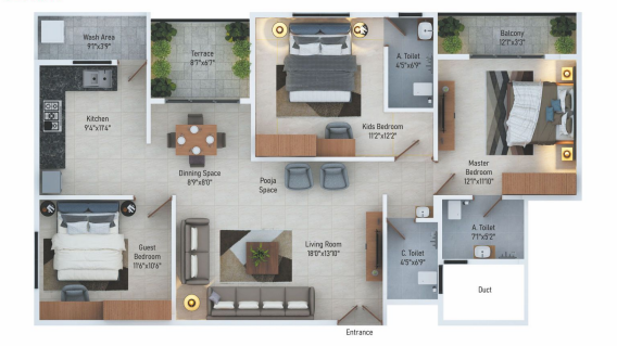 kaavya heights Floor Plan Floor Plan