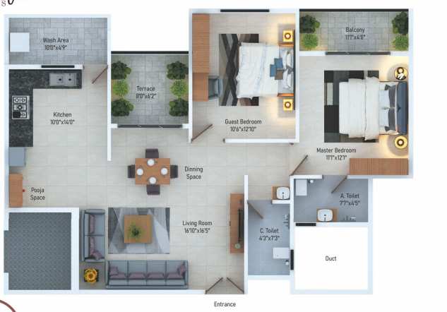  kaavya heights Floor Plan Floor Plan