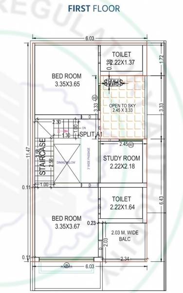  gravity-aarambh Floor Plan First Floor Plan