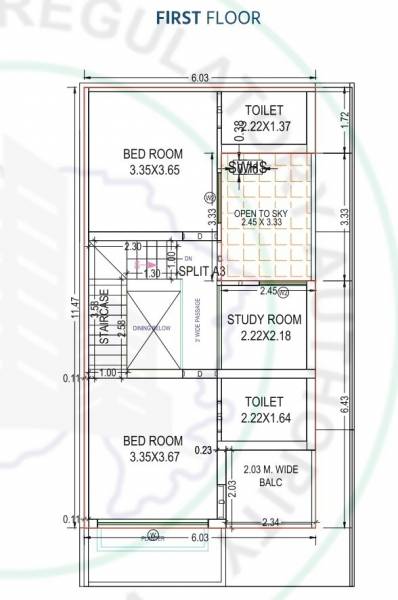  gravity-aarambh Floor Plan First Floor Plan
