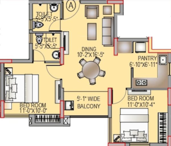 Floor Plan prudent gokulam Floor Plan Floor Plan