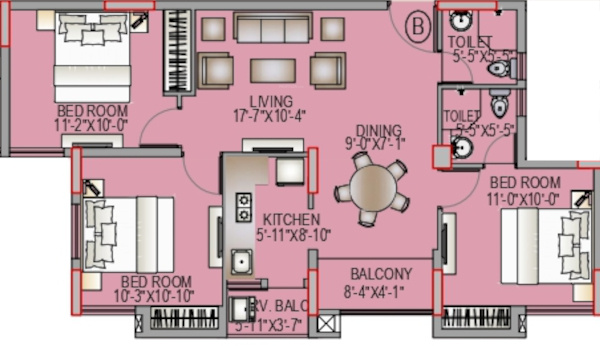 Floor Plan prudent gokulam Floor Plan Floor Plan