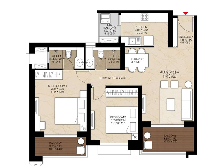Floor Plan the gale at godrej park world Floor Plan Floor Plan