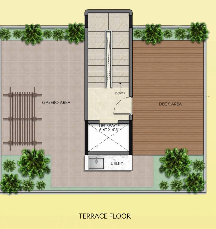 Terrace Floor Plan whispers of bliss Floor Plan Terrace Floor Plan