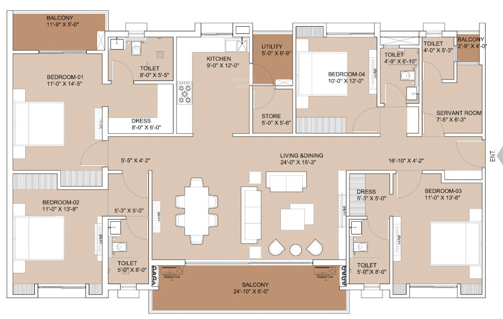 Floor Plan mahimas palm springs phase iii Floor Plan Floor Plan