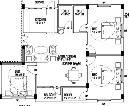 udhayam-nagar-extension Floor Plan Floor Plan