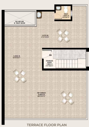Terrace Floor Plan velvet villas phase 2 Floor Plan Terrace Floor Plan