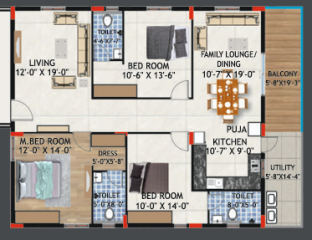  akshaya-residency Floor Plan Floor Plan