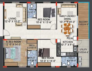  akshaya residency Floor Plan Floor Plan