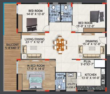  akshaya residency Floor Plan Floor Plan