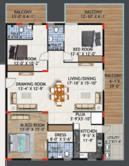  akshaya-residency Floor Plan Floor Plan