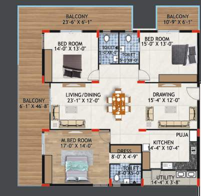  akshaya residency Floor Plan Floor Plan