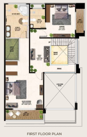 velvet villas phase 2 Floor Plan First Floor Plan