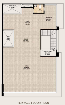 Terrace Floor Plan velvet villas phase 2 Floor Plan Terrace Floor Plan