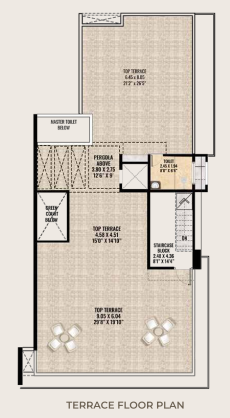 Terrace Floor Plan velvet villas phase 2 Floor Plan Terrace Floor Plan