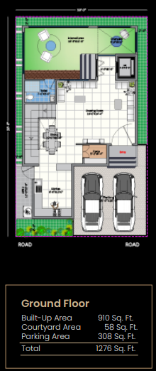  vogue Floor Plan Ground Floor Plan