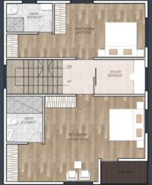  south city Floor Plan Second Floor Plan