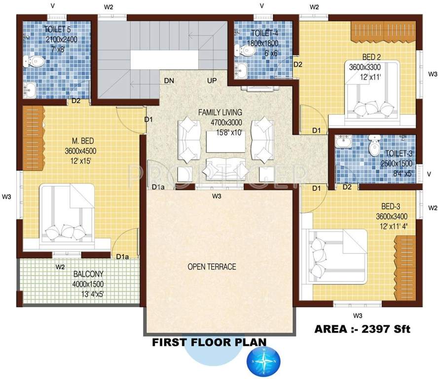 Confident NRI Enclave (4BHK+5T (2,397 sq ft) + Servant Room 2397 sq ft)