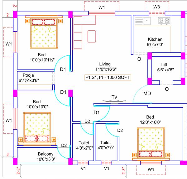  sai-ashwanthika Floor Plan Floor Plan