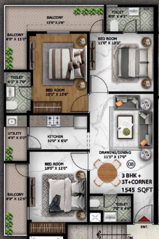  vihaan 107 Floor Plan Floor Plan
