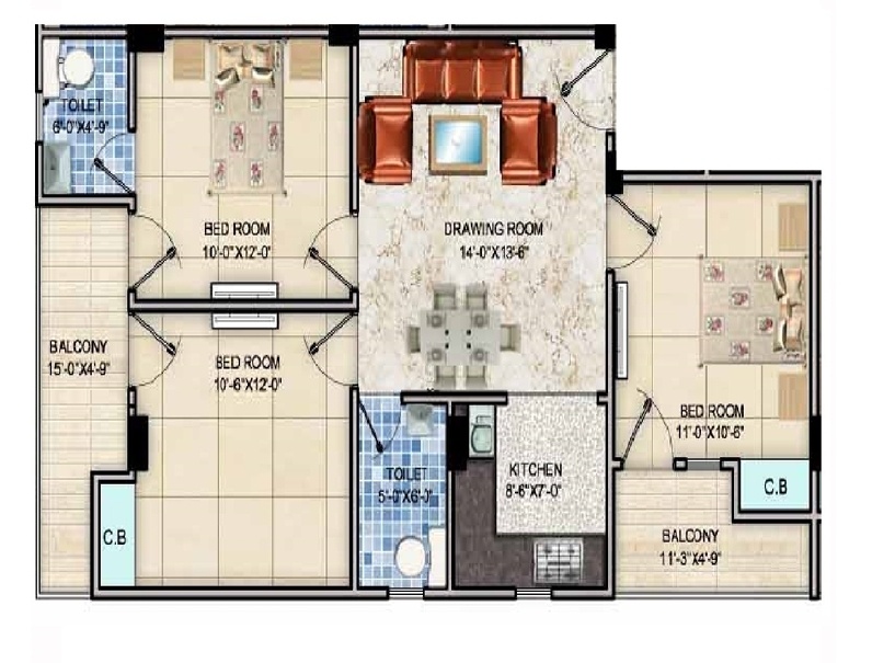 Floor Plan casa view apartment 4 Floor Plan Floor Plan