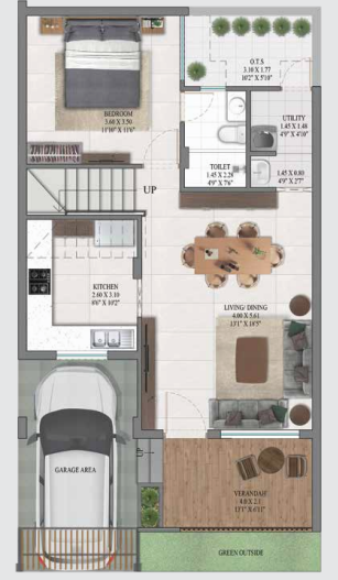  nitara phase 1 and 1a Floor Plan Ground Floor Plan